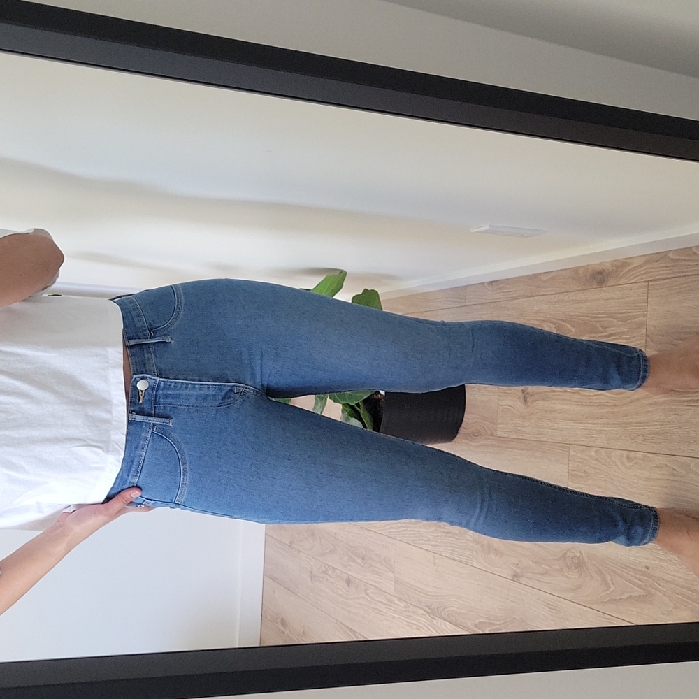 H&M skinny regular waist ankle jeans size 27